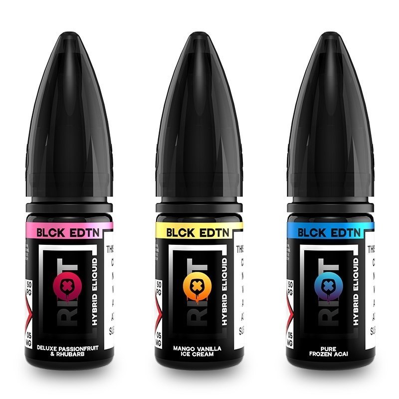 Riot BLCK EDTN 10ml Nic Salts 1 Riot BLCK EDTN 10ml Nic Salts