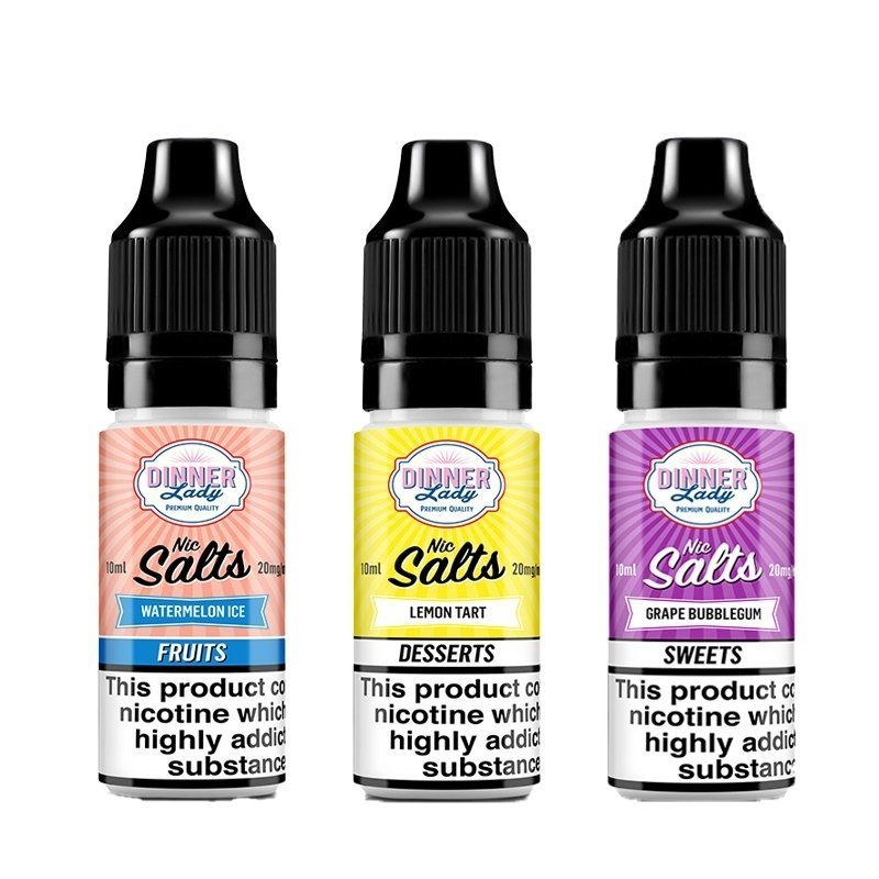 Dinner Lady 10ml Nic Salts (2023 Range) 1 Dinner Lady 10ml Nic Salts (2023 Range)